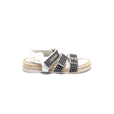 CHANEL SANDALS HEMP ROPE SOLE SHEEPSKIN 2022 NEW STYLE 